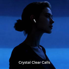 Yobola earbuds touch-control interface for easy playback and calls.