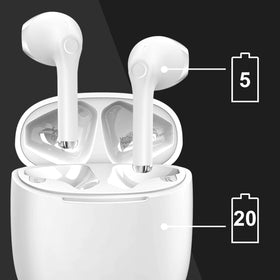 Yobola wireless earbuds built-in microphone for clear calls.