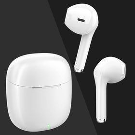Yobola wireless earbuds in-ear fit for secure comfort during workouts.