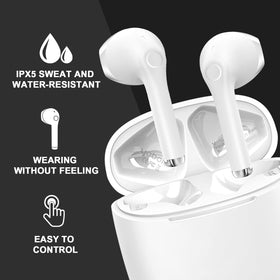 Yobola wireless earbuds touch control for easy music and call management.