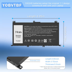 YOBVTBF 357F9 battery side ports highlighting easy connectivity