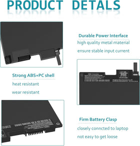 YOBVTBF CS03XL battery compatible with HP EliteBook 745 G3/G4 models.
