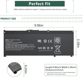 YOBVTBF SR04XL SR03XL compatible with Dell notebooks for easy replacement