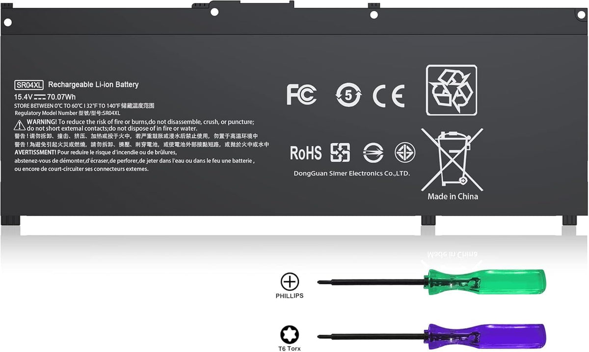 YOBVTBF SR04XL SR03XL battery for HP Omen, enabling reliable on the go power