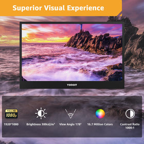 Yodoit built-in dual speakers for immersive audio anywhere