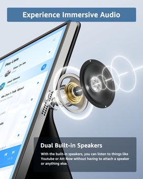 Yodoit rear ports and speakers visible for simple connections and sound