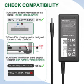 Yodzgaco charger specs printed noting universal input range for travel
