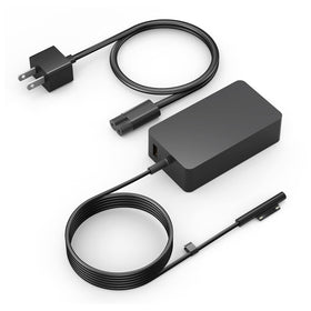 Yodzgaco 65W Surface Pro Charger front view highlights fast, reliable power for Surface devices