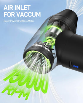 YOFIGO dusting drone cooling vents demonstrates targeted, dry airflow without liquid spray.