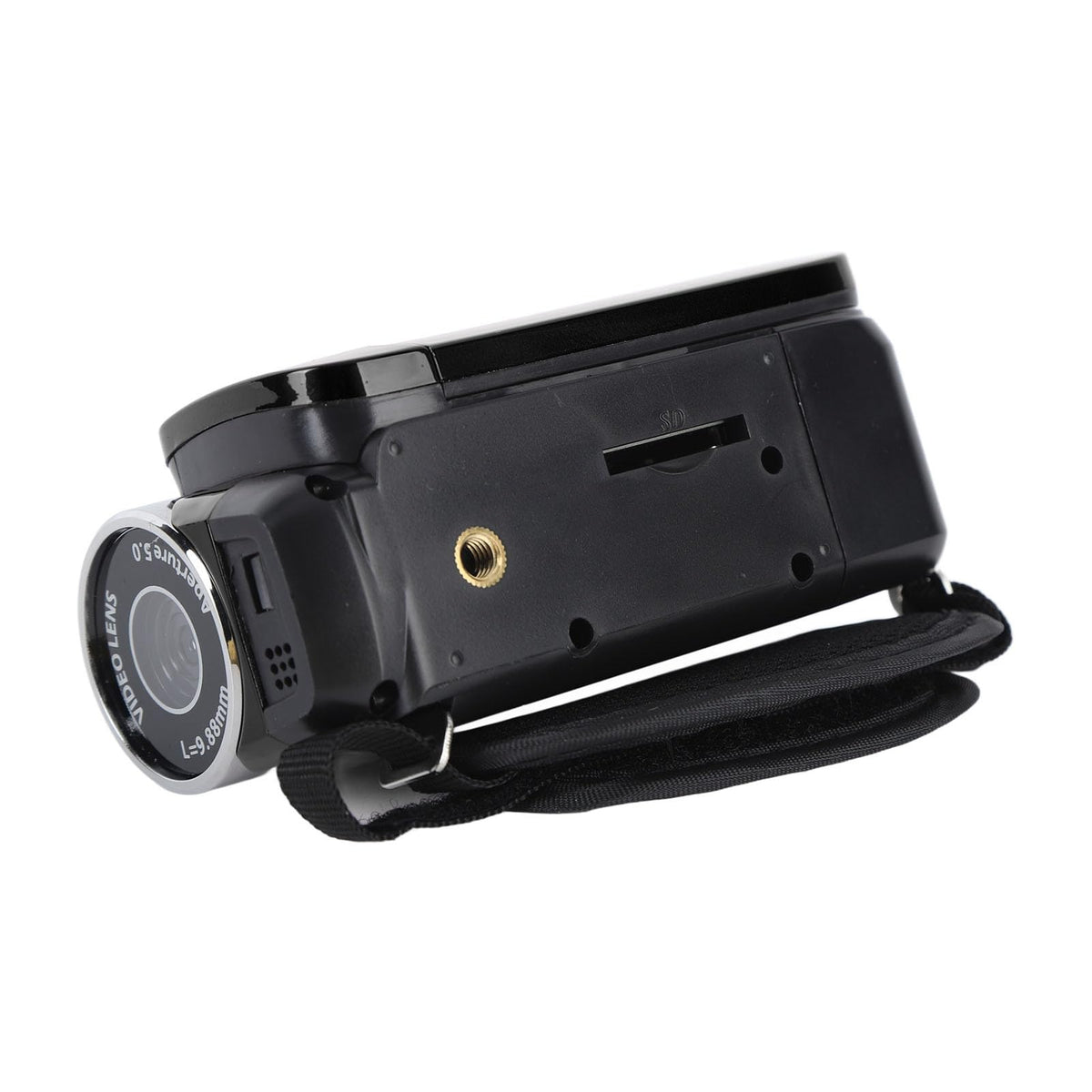 Yoidesu camera held in hand for scale, compact portability benefit