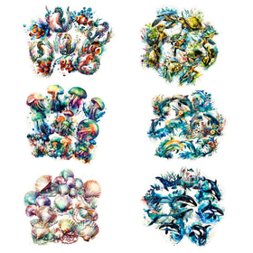 YOKSAS holographic turtle sticker adds iridescent accents to planners