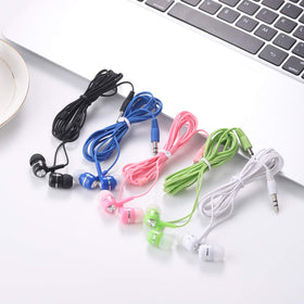 Yoley multicolor earbuds in classroom set ideal for student groups and daily use.