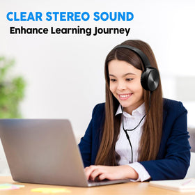 Yoley classroom-ready headphones for school, library, and remote learning