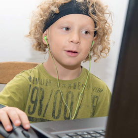 Yoley 3.5mm jack compatible with most devices for classroom laptops and tablets.