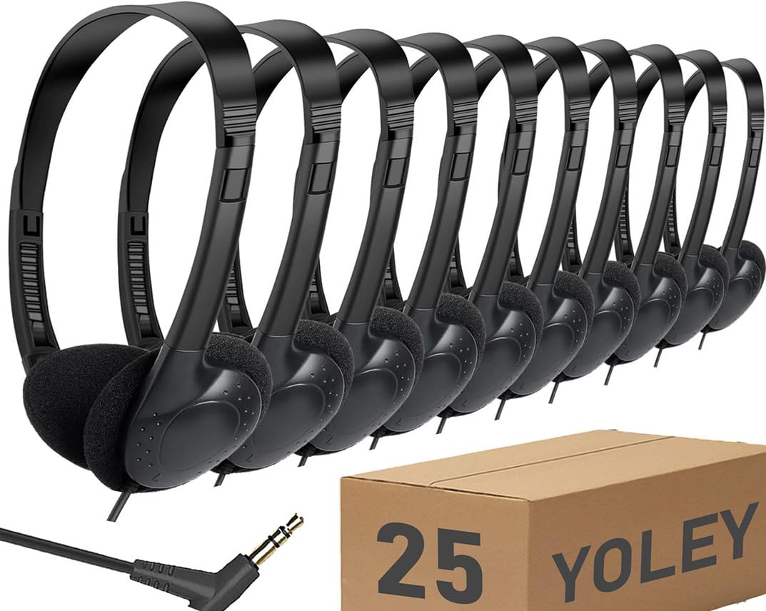 Yoley front view of 25-pack showing uniform classroom-ready set and durability