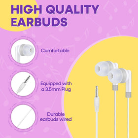 Yoley wired earphones compatible with Chromebooks, Kindles, and tablets