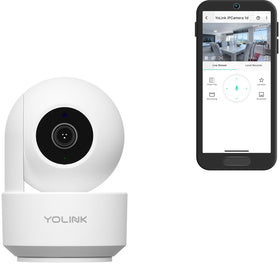 YoLink Uno 1080p video feed for clear home monitoring day or night