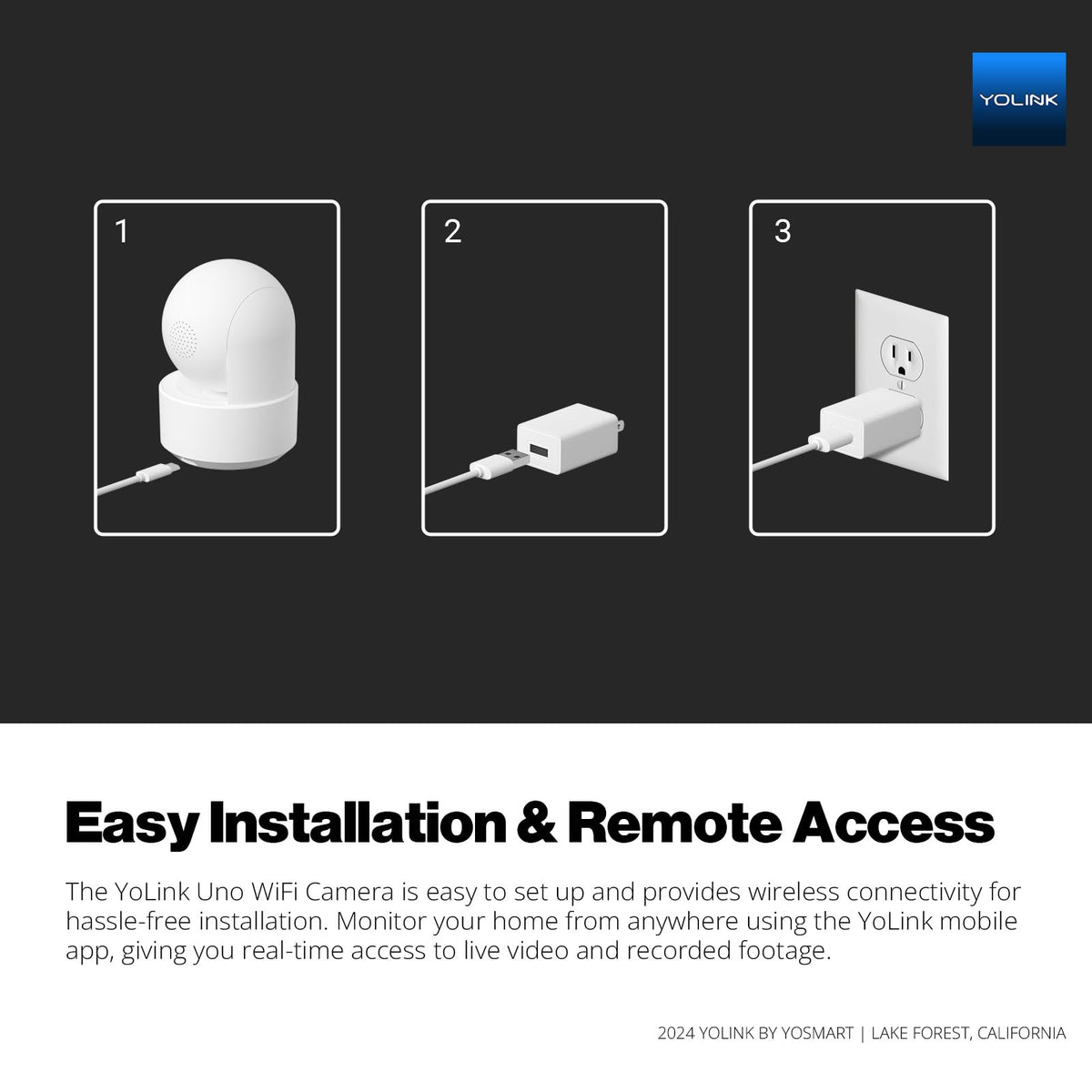 YoLink Uno 64GB SD card included for local recording