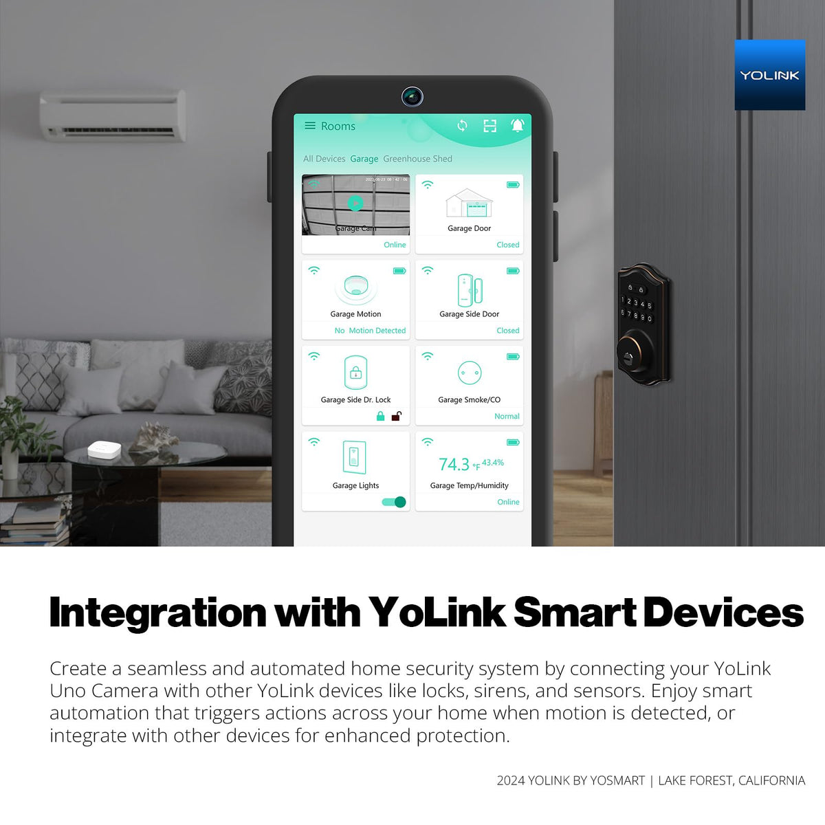 YoLink Uno easy wireless setup for quick, hassle-free installation