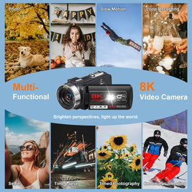 Yollner camcorder with WiFi for real time sharing and transfer
