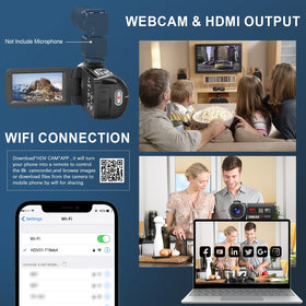 Yollner rotating touchscreen supports flexible framing for selfies and vlogs.