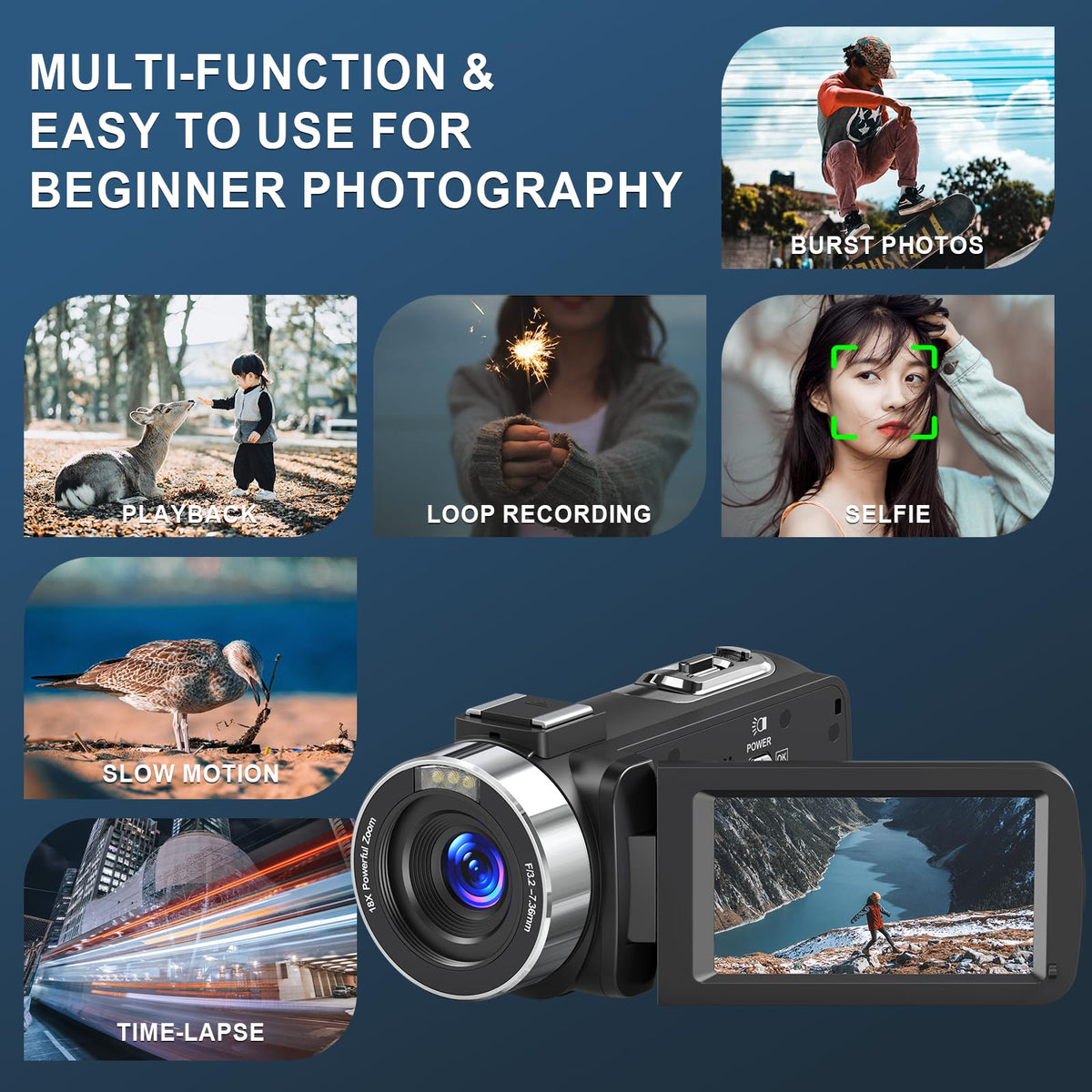 Yollner wifi webcam function for easy live streaming and sharing.