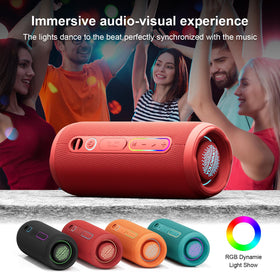 EQ modes with deep bass and vocal clarity on YOLOEMOT speaker.