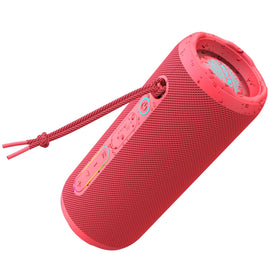 YOLOEMOT IPX7 waterproof and sandproof speaker ready for beach adventures.