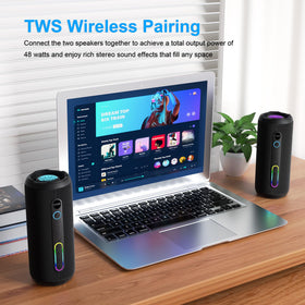 YOLOEMOT two-speaker TWS pairing concept for immersive stereo sound