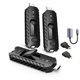 Yomais Wireless HDMI Pro transmitter front view for quick plug-and-play setup