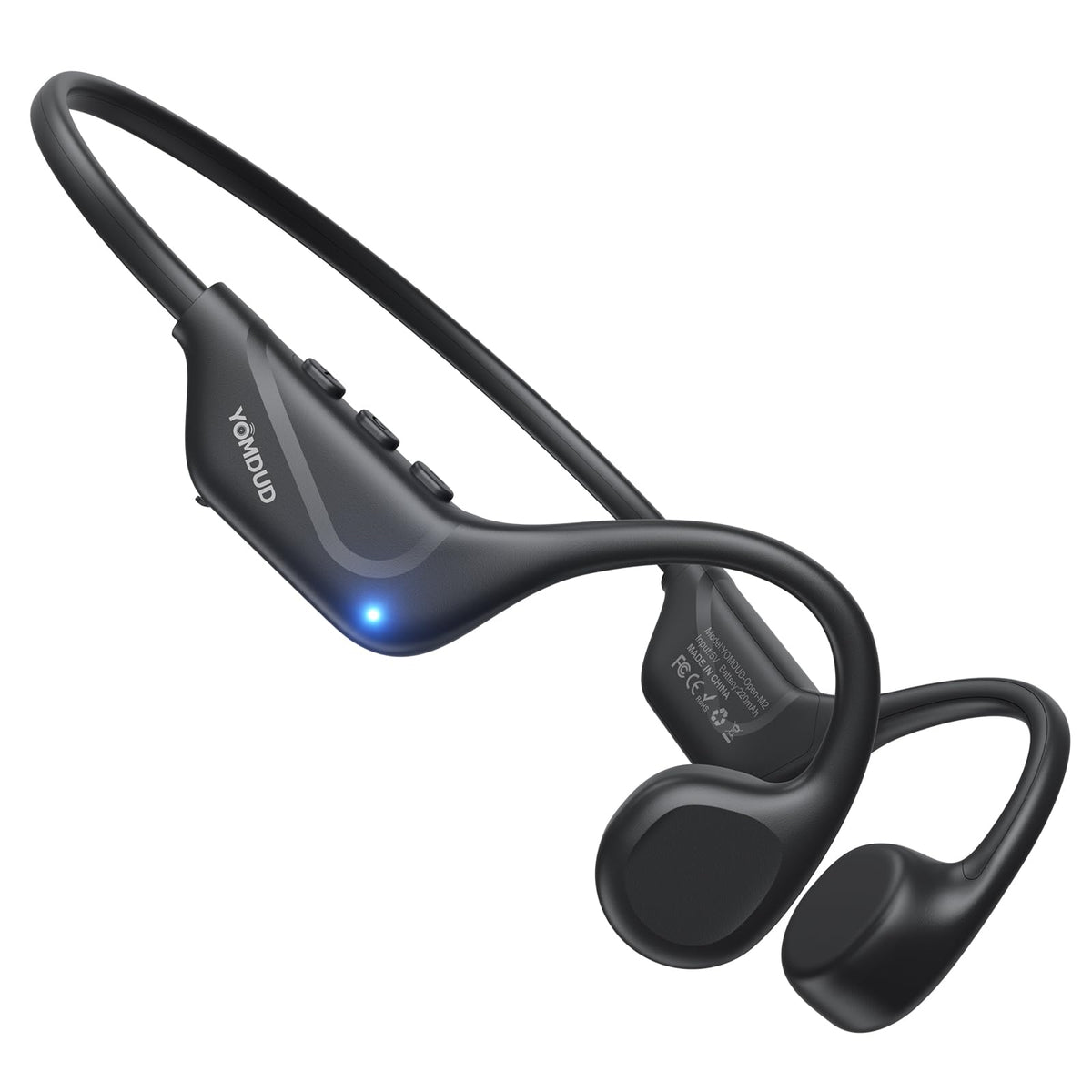 Yomdud front view showing open-ear design and comfortable fit