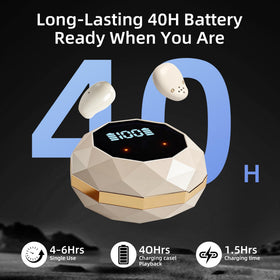 Yonblow earbuds worn by side sleeper showing low profile and pressure-free fit