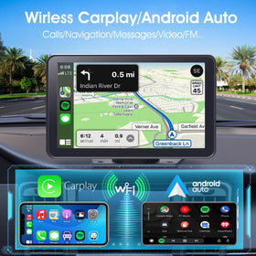 Yongeid touchscreen closeup highlighting 7-inch HD clarity and responsive touch
