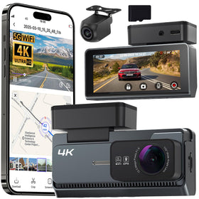 Yonvim front dashcam 4K captures clear daytime driving details