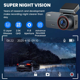Yonvim night-vision lens detail demonstrating clearer low-light recording