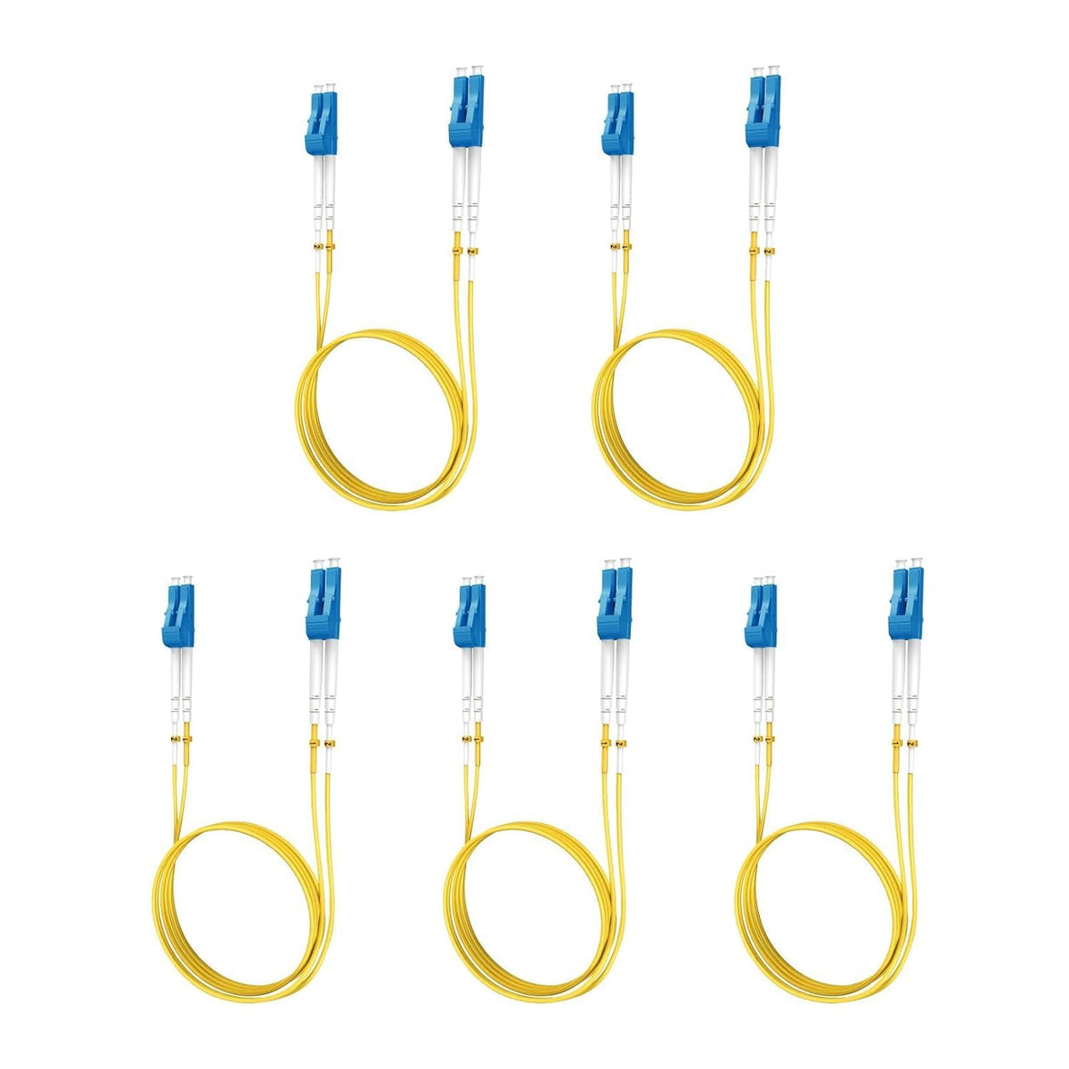 Yonwide OS2 LC to LC 2m yellow cable for high-speed network connections
