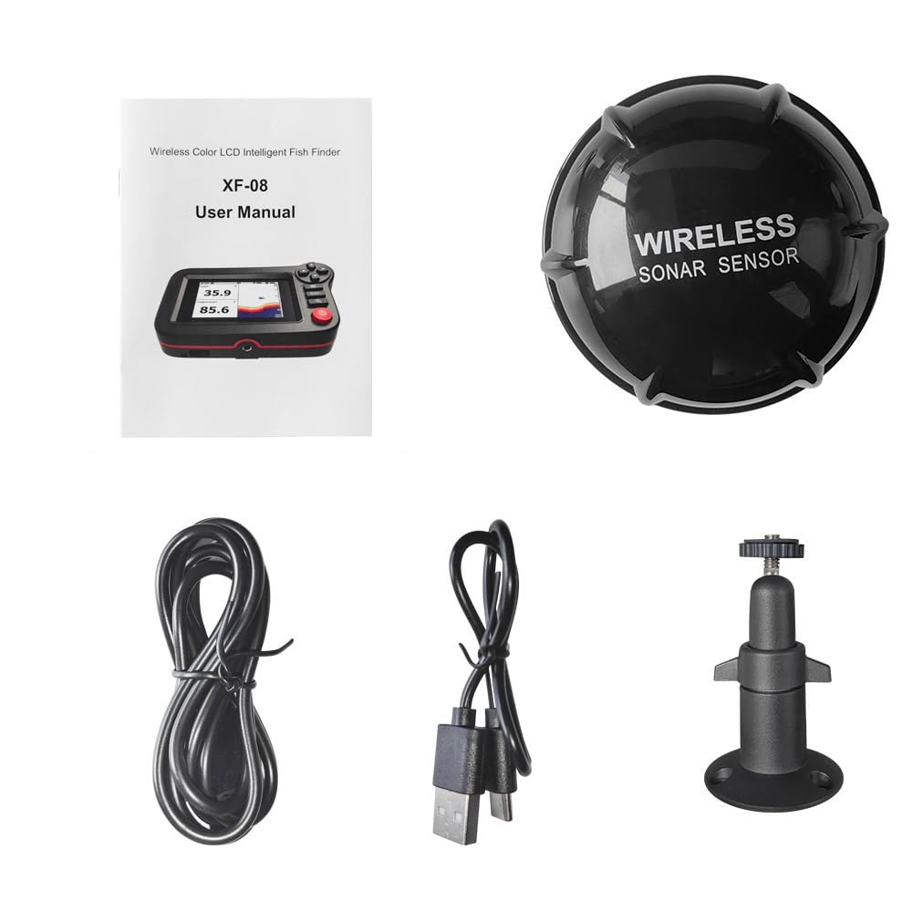Yoocylii XF-08 fish alert icons help identify potential catches at a glance.