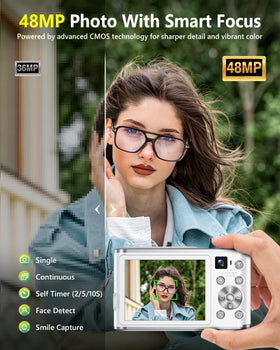 YOODEE 48MP autofocus image, razor-sharp results for vivid memories.