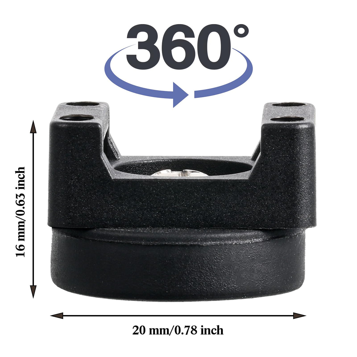Close-up of Yookeer magnet and steel backing highlighting durable hold and protection