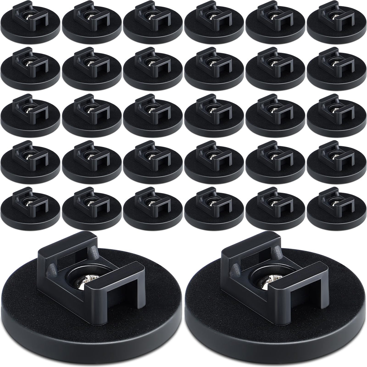 Yookeer front packaging showing magnetic zip tie mounts for neat cable routing