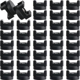Yookeer magnetic zip tie mounts pack showing 40 bases and product benefit neat organization