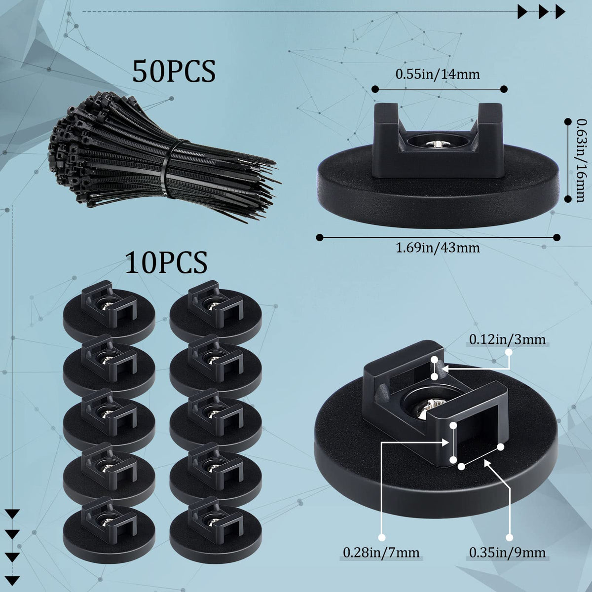 Yookeer magnet base with rubber cover protecting surfaces during use