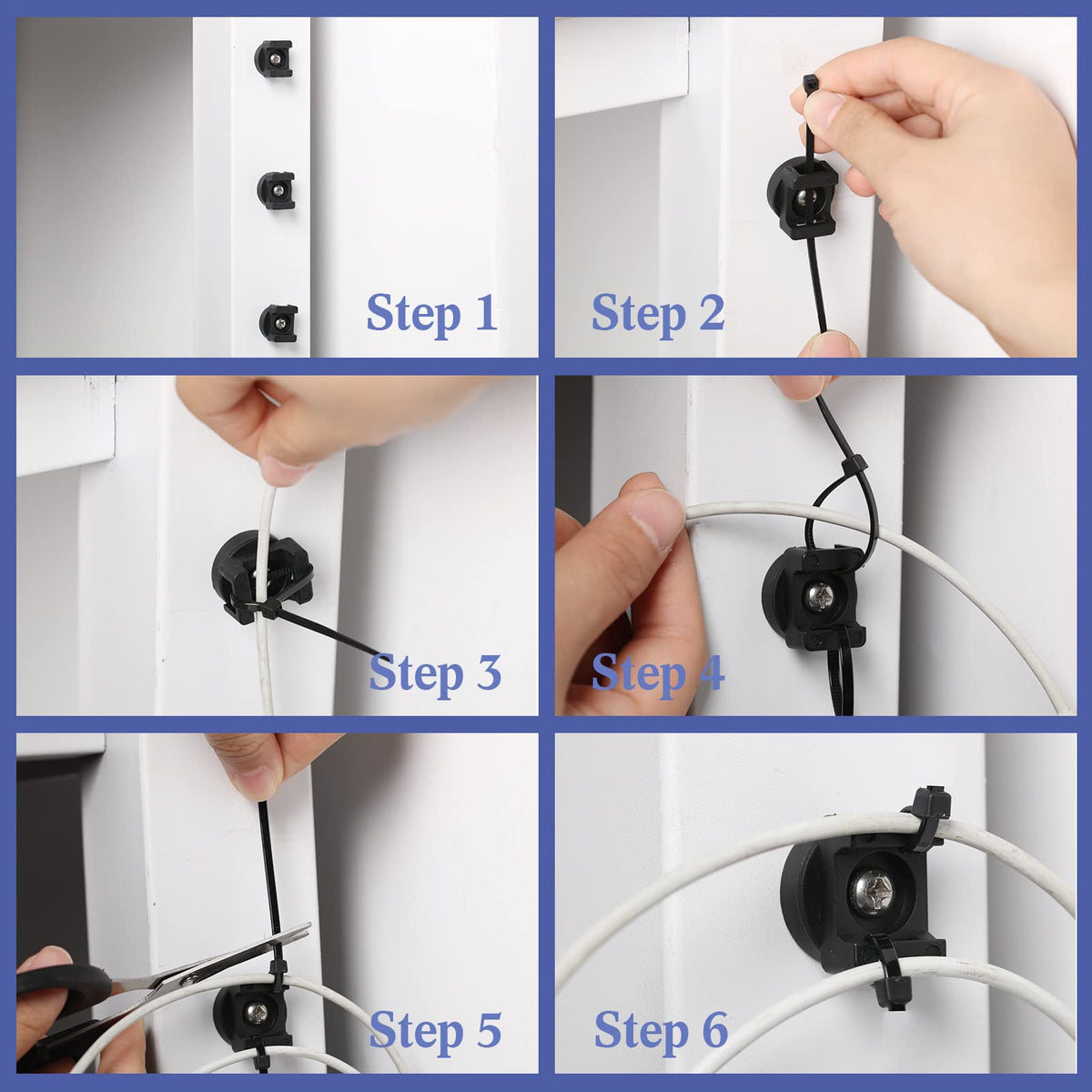 Yookeer magnetic cable holder for home, office, and classroom.