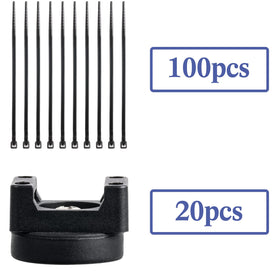 Yookeer nylon cable tie organizing cables with secure fastening