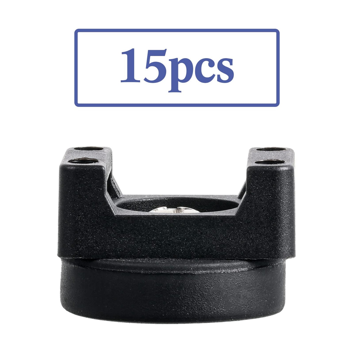 Yookeer mount beside ruler showing 22 mm size — clear sizing benefit