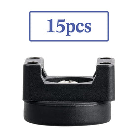 Yookeer mount beside ruler showing 22 mm size — clear sizing benefit