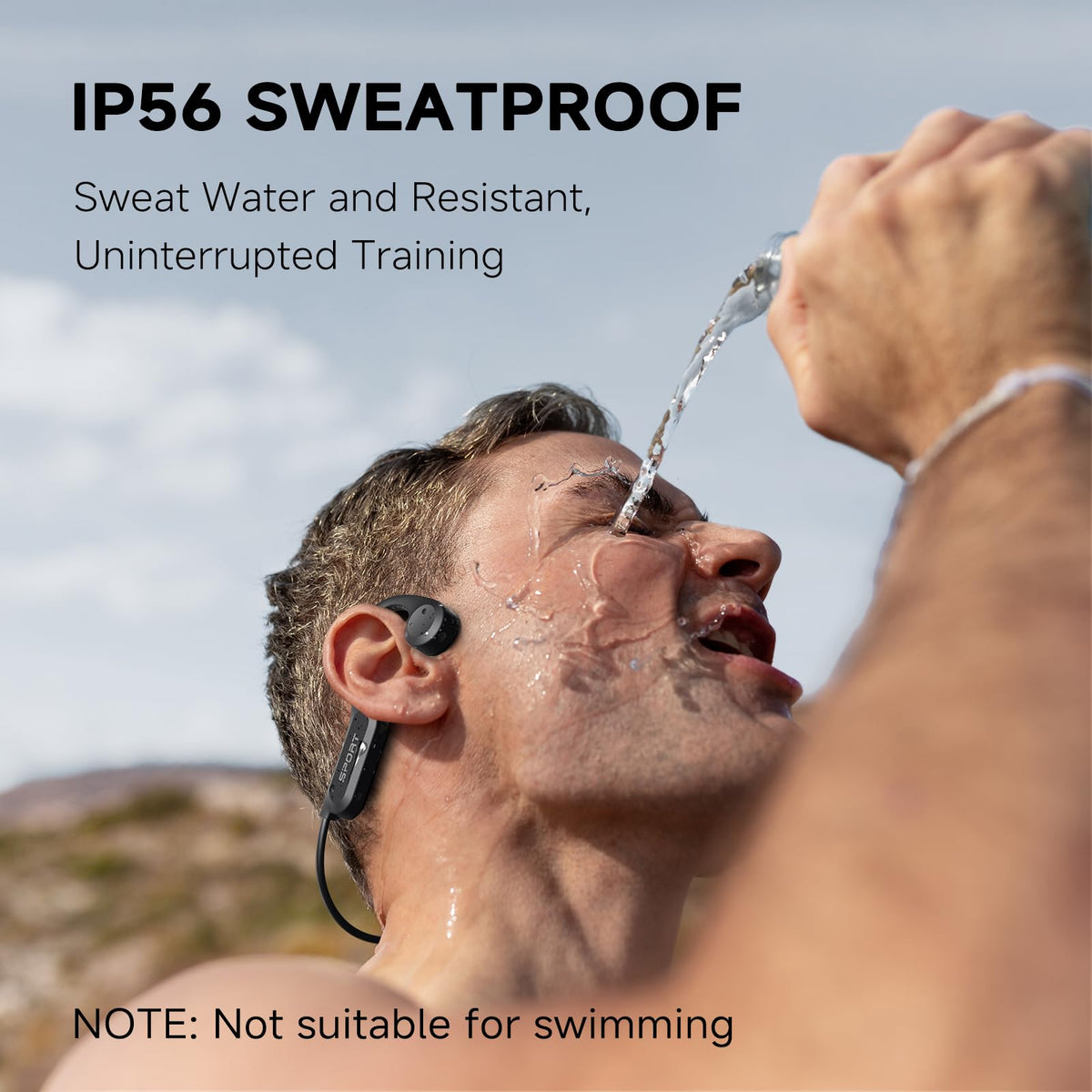 Yorlu IP56 sweatproof design withstands sweat and rain during workouts.