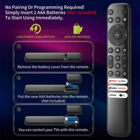 YOSUN durable remote with tested button action for longevity