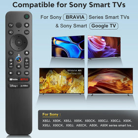 YOSUN remote with 4 shortcut keys for faster streaming access on Sony Bravia
