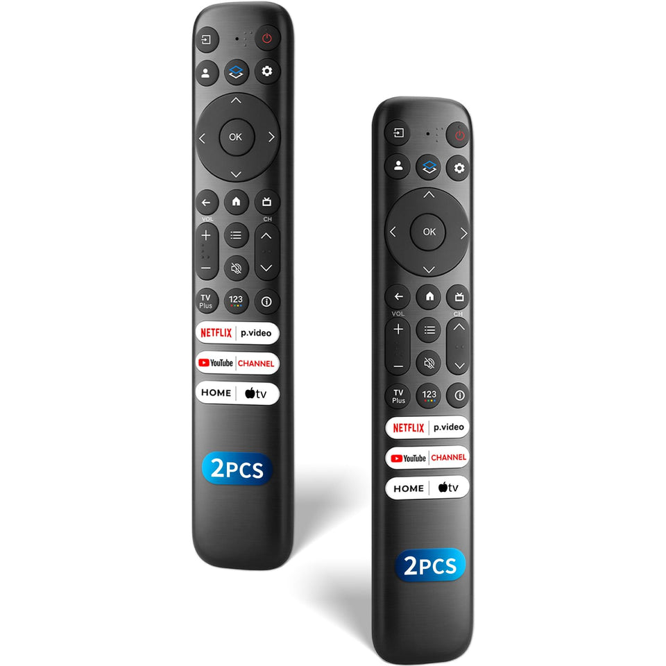 YOSUN pack of two TCL Google TV remotes for easy back-up control